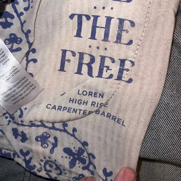 Free people We The Free Loren high rise carpenter Barrel Jeans - 27 - Picture 4 of 8